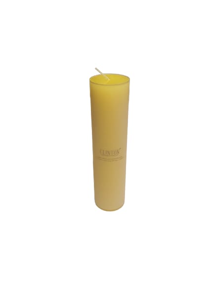 Pillar Candle / 5x20cm / Lemon