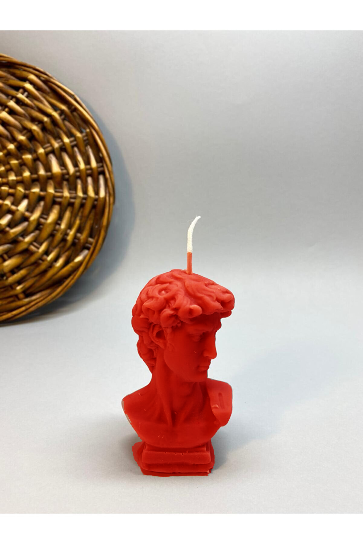 Red David Soy Candle - Handmade